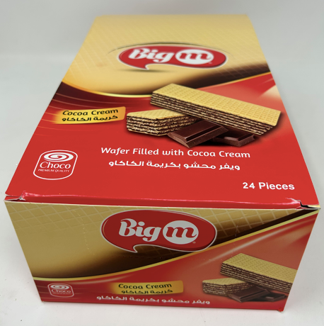 BIG M WAFER DARK CHOCOLATE WAFER 35G X 6 X 24
