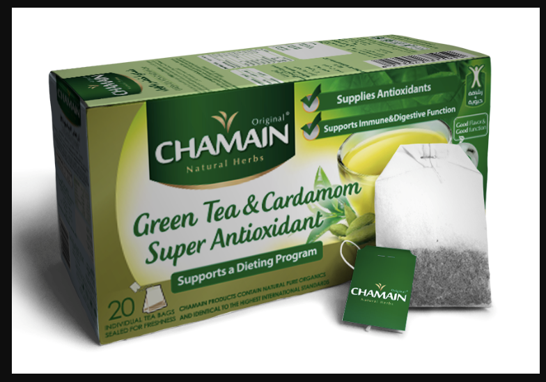 CHAMAIN GREEN TEA & CARDAMON (1X12)