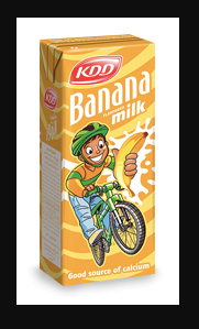 KDD MILK BANANA  180ML X 6 X 3 PACK
