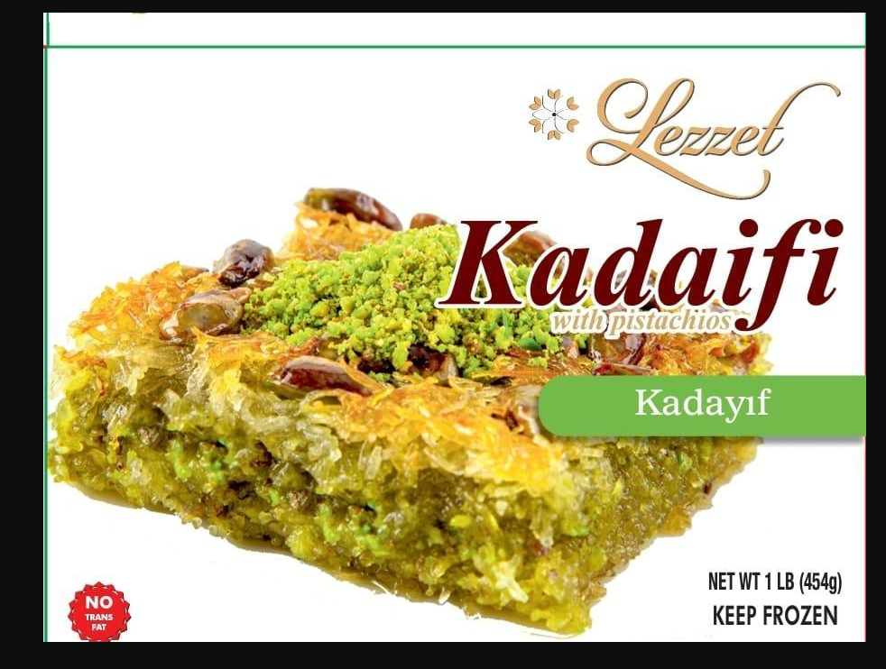 LEZZET KADAIFI WITH PISTACHIOS 1LB X 12