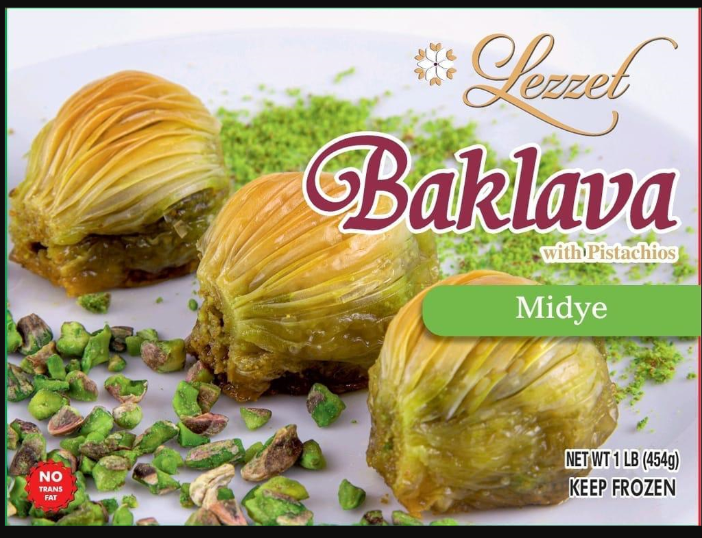 LEZZET MIDYE BAKLAVA 1LB X 12