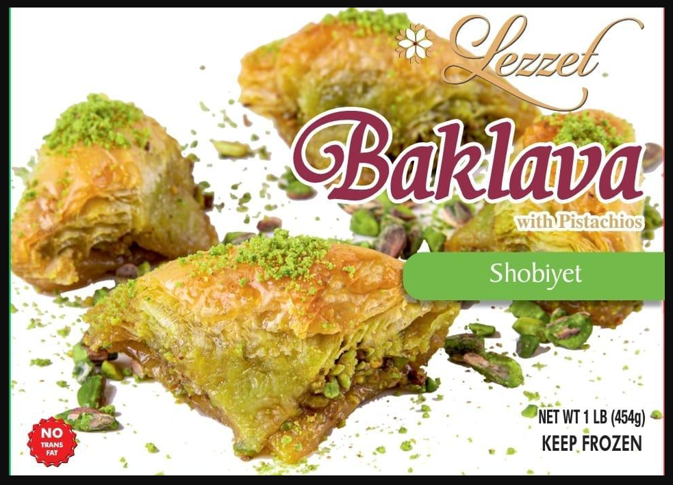 LEZZET SHOBIYET BAKLAVA 1LB X 12