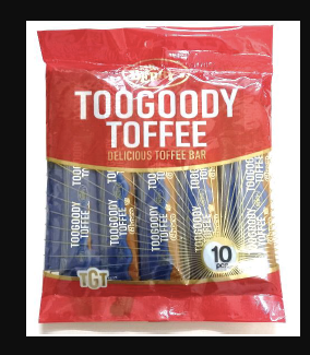 MR. BERRY TOOGOODY CHOCO TOFFEE BAR 10PCS X 24