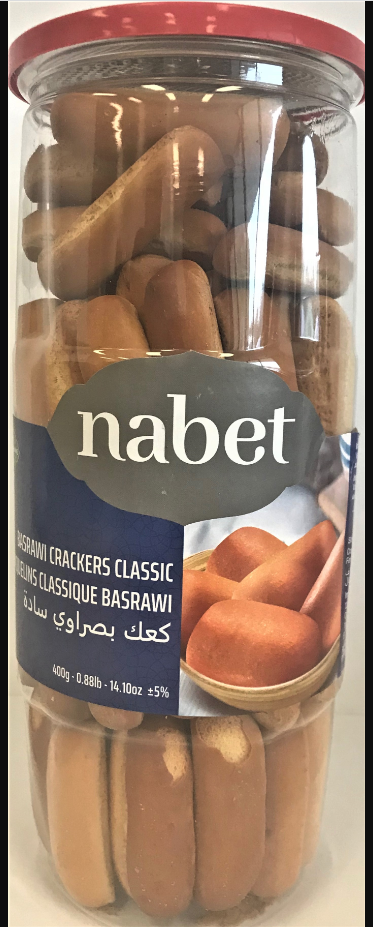NABET BASRAWI CRACKERS NO SESAME 350G X 12