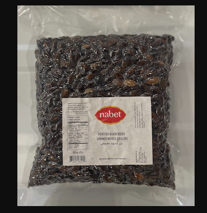 NABET BLACK SEEDS ROASTED 500G X 18