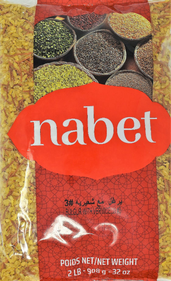 NABET BULGUR WITH VERMICELLI #3 908 G X 12