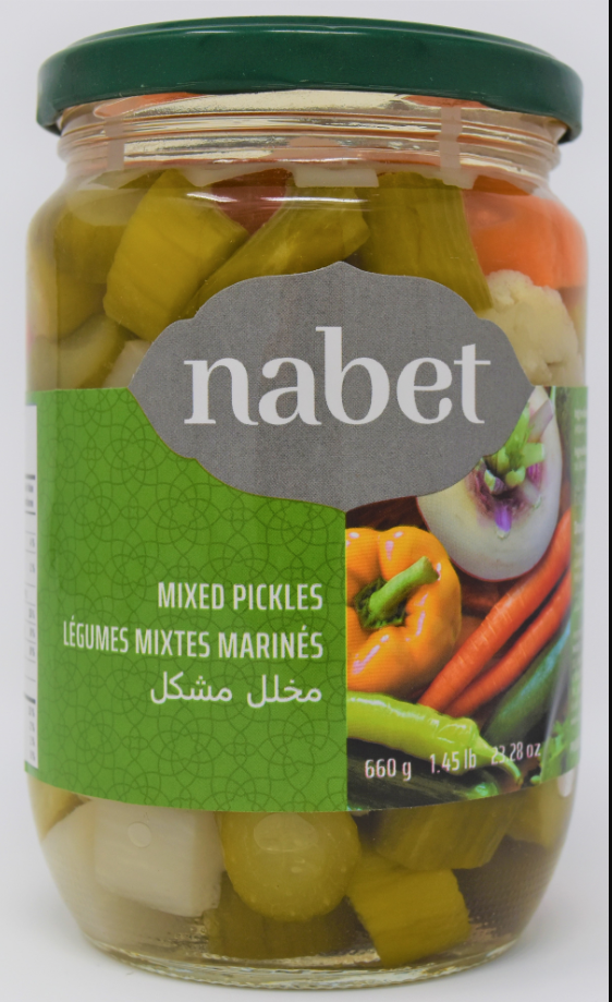 NABET PICKLED MIXED 650ML X 12