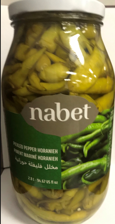 NABET PICKLED PEPPER HORANIEH 2.8L X 4