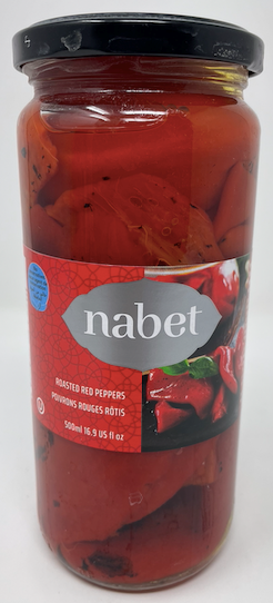 NABET RED PEPPERS ROASTED 12 X 500ML