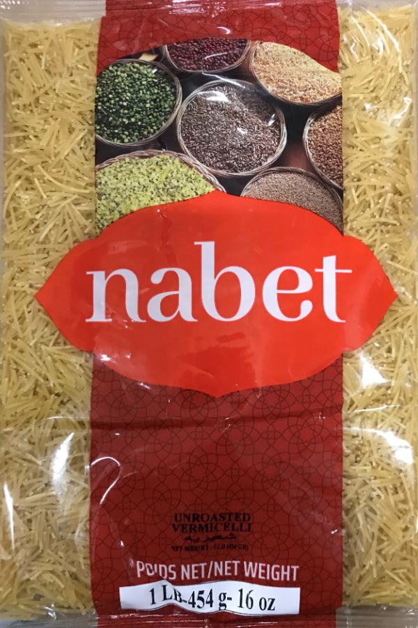 NABET VERMICELLI YELLOW UN- ROASTED 454G X 16
