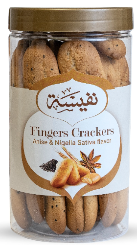 NAFEESEH CRACKERS STICKS - ANISE & NIGELLA SATIVA 350G X 12