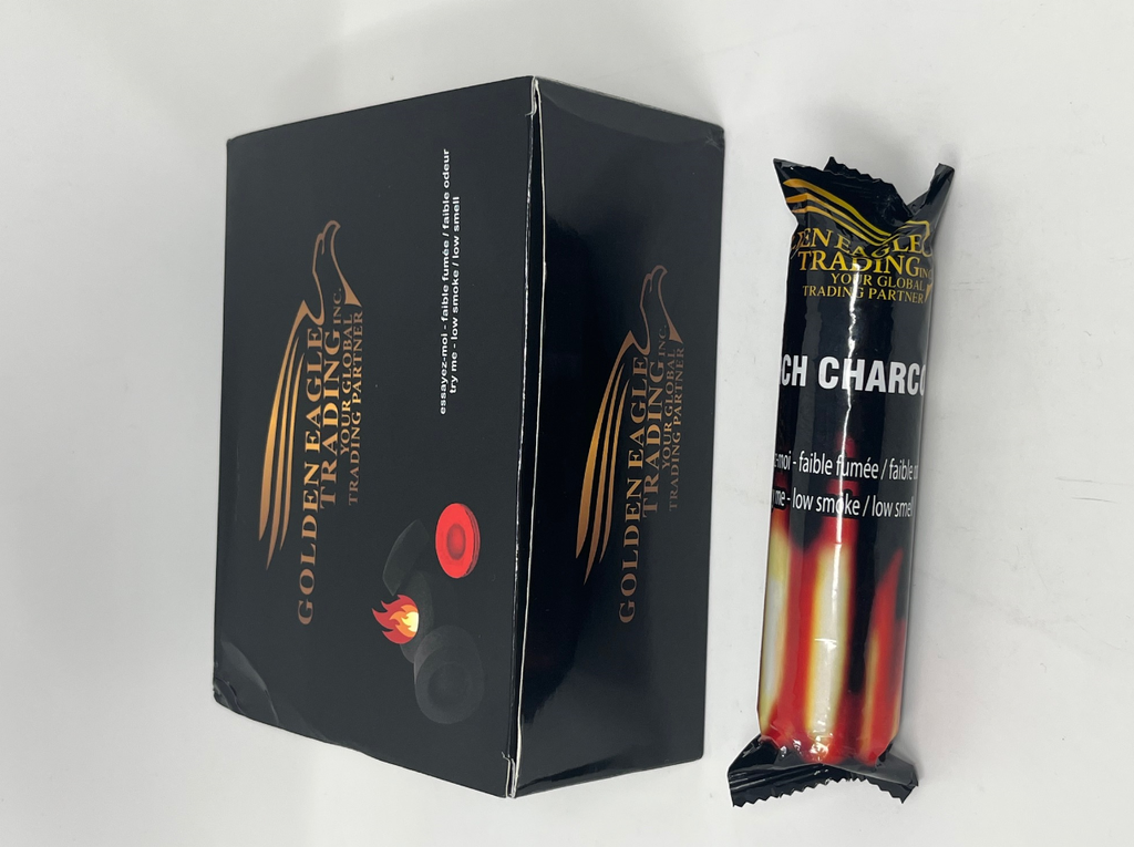 ROUND CHARCOAL FOR SHISHA 24 PCS