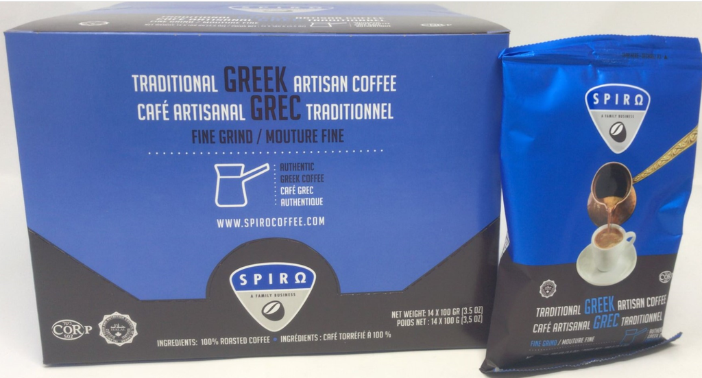 SPIR OMEGA COFFEE GREEK 100G X 2 X 14