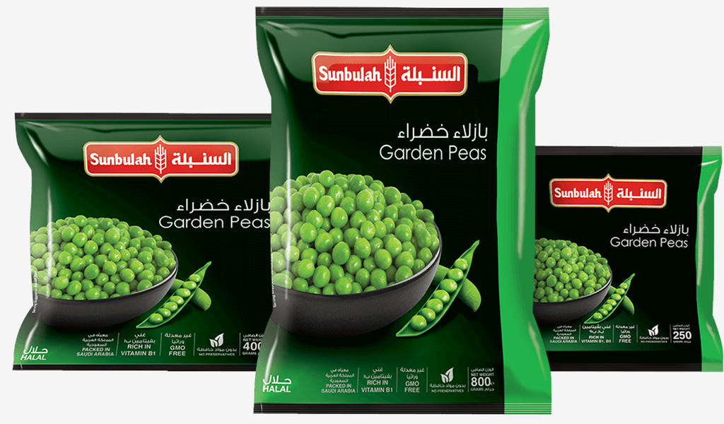 SUNBULAH GARDEN PEAS 400G X 12