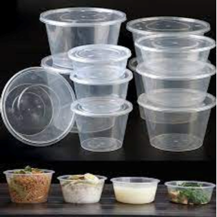 PKG PP CLEAR ROUND COMBO (SET) 32OZ X240