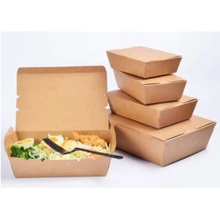 PKG CRAFT PAPER BOX #2 48OZ X200