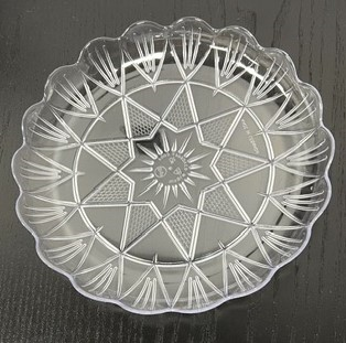 PKG CRYSTAL PLATES 18CM 10KG