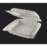 PKG MFPP CLAMSHELL MICROWAVE CONTAINER 9X9X3 X150