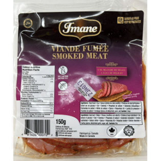 IMANE SMOKED MEAT SLICED 150G X 12