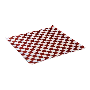 PKG-CH RED CHECKER GREASE R SHEETS 12X12 X 1000