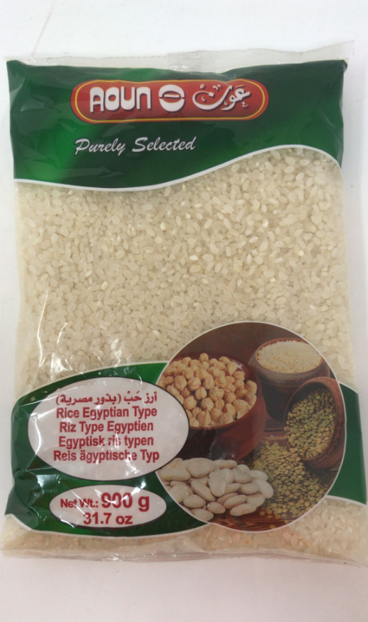 AOUN EGYPTIAN TYPE RICE 908G X 20
