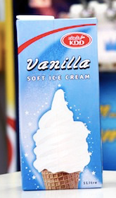 KDD VANILLA SOFT ICE CREAM 1L X 12