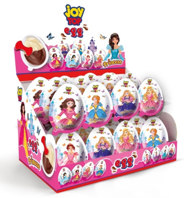 BONART 2086 JOYTOP EGG PRINCESS WITH SURPRISE TOY 20GX24X6