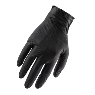 PKG-CH GLOVES NITRILE TOUCHFLEX BLACK MEDIUM 5MIL 10 X 100