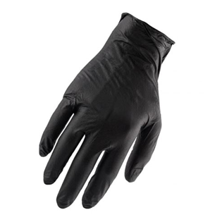 PKG-CH GLOVES NITRILE TOUCHFLEX BLACK SMALL 5MIL 10 X 100