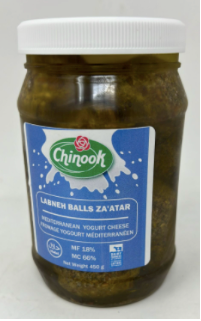 CHINOOK LABNEH BALL ZA'ATAR 450G X 12