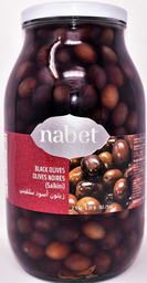 [000432] NABET OLIVES BLACK SALKINI  2.75L X 4