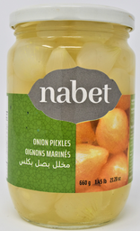 [000447] NABET PICKLED ONION 650ML X 12 