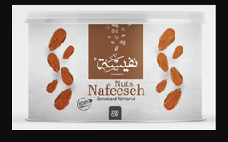 [000489] NAFEESEH NUTS - SMOKED ALMOND 200G X 10