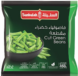 [000540] SUNBULAH CUT GREEN BEANS 400G X 12