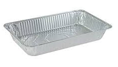 [000668] PKG ALUM HALF SIZE PAN DEEP X 100