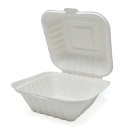 [000674] PKG BAGASSE CONTAINER 6X6 X500