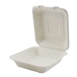 [000901] PKG-CH RITEEARTH BAGASSE REBH801 HINGED CONTAINER 8X8 X200