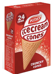 [000921] KDD ICE CREAM CONES SUGAR 24 PCS X 6