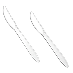 [001025] PKG TABLE ACCENTS POLYPROPYLENE KNIVES 2.5G X 1000