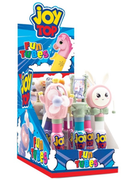 [001051] BONART 1907 JOYTOP FUN TUBES LOLLIPOP WITH TOYS 11GX12X6