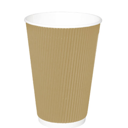 [001152] PKG KRAFT RIPPLE PAPER CUPS 4OZ 40X25/CASE
