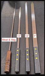 [000065] BBQ SKEWERS 1" X 4PCS