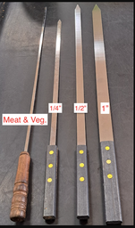 [000067] BBQ SKEWERS 1/4" X 4PCS