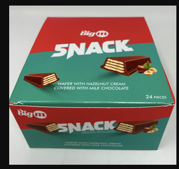 [000072] BIG M SNACK HAZELNUT CREAM 33G X 6 X 24