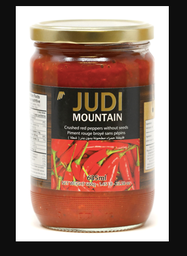 [000237] GNP JUDI CRUSHED RED HOT PEPPERS "WITHOUT SEEDS" 12X660 G